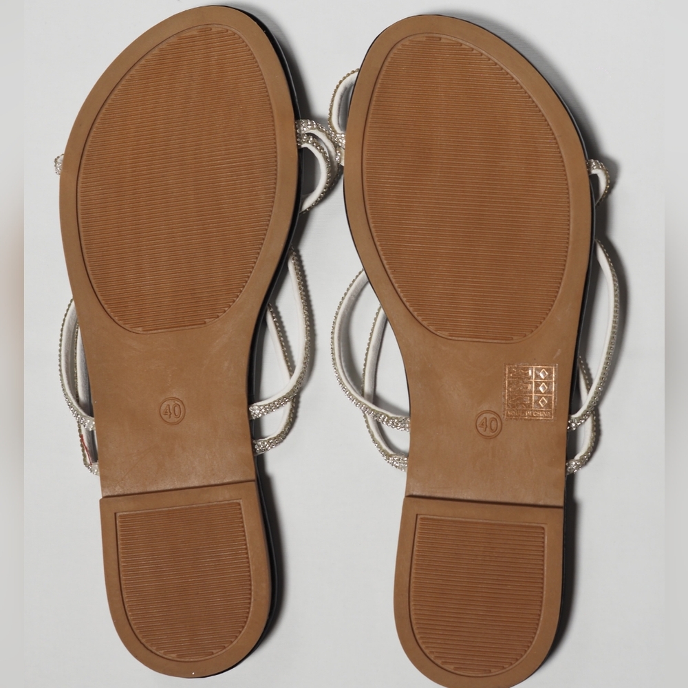 Black Rhinestone Sandals - Picture 5 of 5